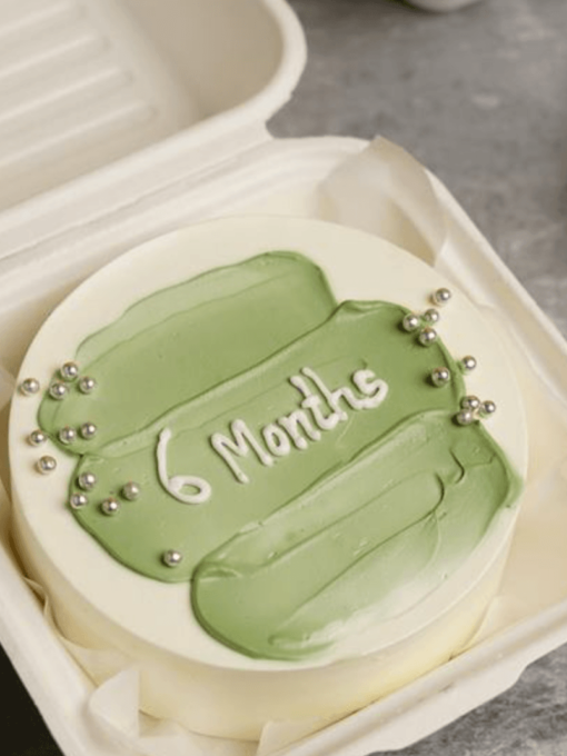 Month birthday cake
