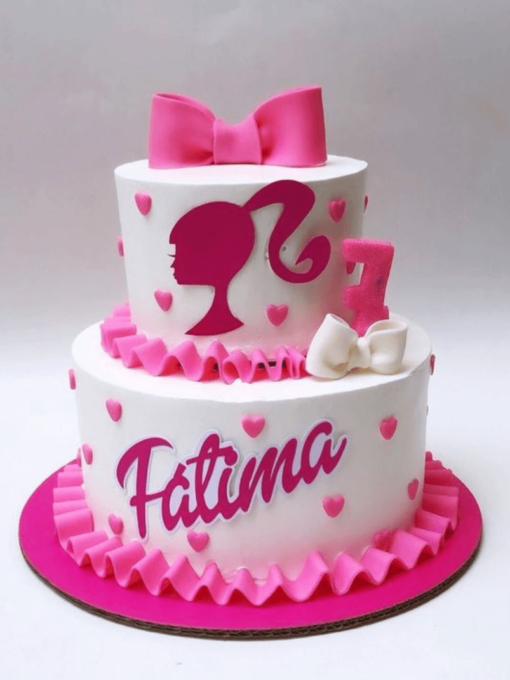 Cute Barbie cake