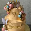 butterflies theme cake from sweet cakery