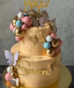 butterflies theme cake from sweet cakery