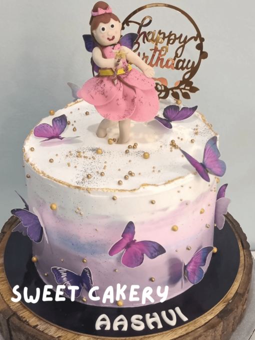 Butterfly theme cake