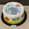 Teacher’s Day cake with classroom designs