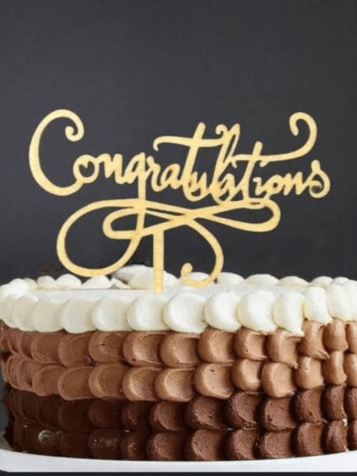 Celebrate Your Triumphs with Our Exquisite Congratulations Theme Cake