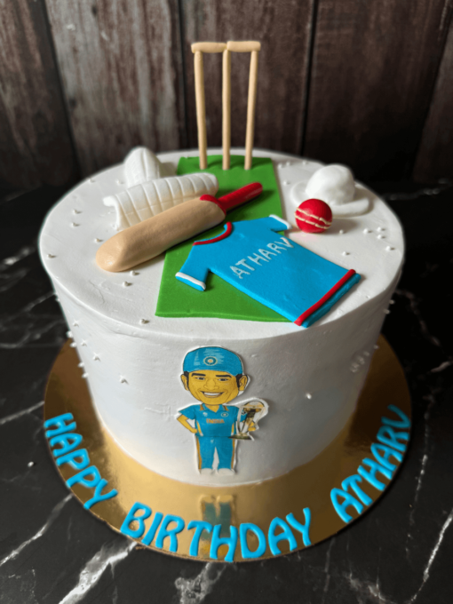 Cricket Theme Cake