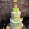 Hot air teddy theme cake