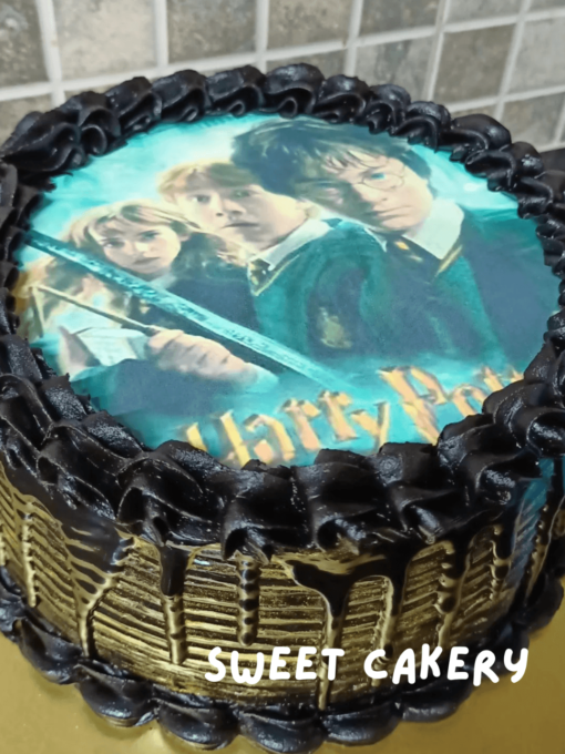 Harry potter Photo theme cake