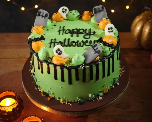 Haunting Halloween Cake