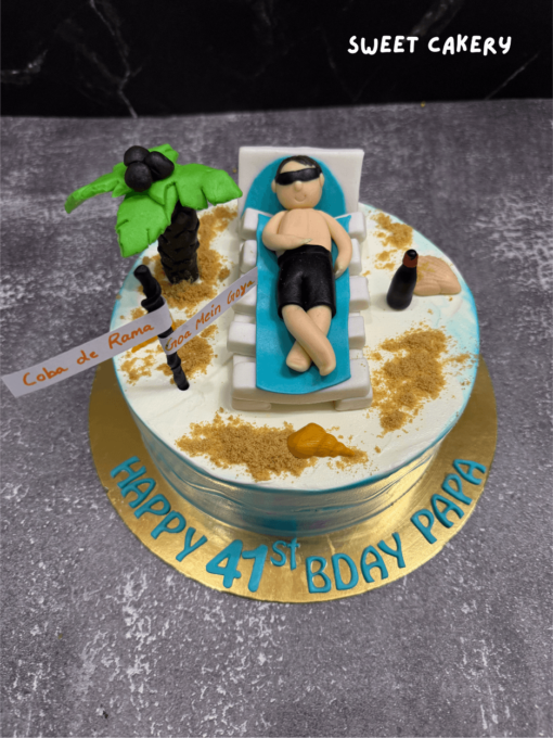 Beach Theme Cake