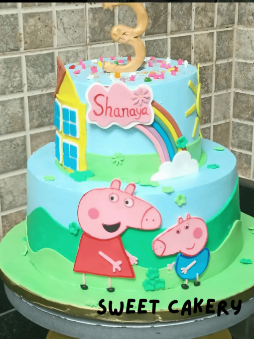 Peppa pig cake