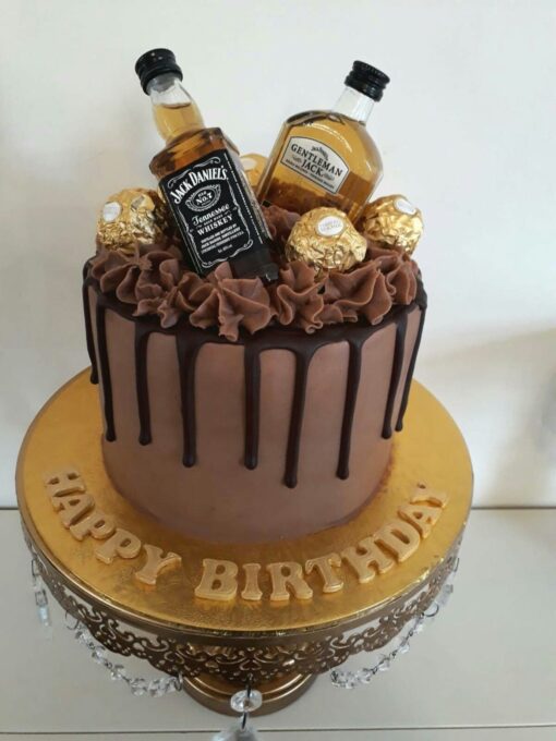 Liquor Theme Cake
