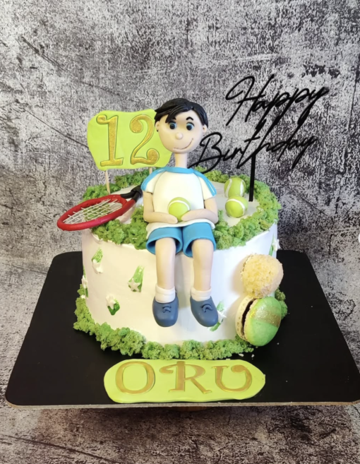 Tennis Theme Birthday Cake