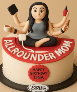 All rounder mom birthday cake - Sweet Cakery