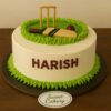 Cricket Theme Birthday Cake - Sweet Cakery