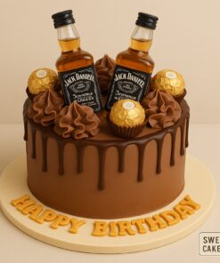 Liquor Theme Birthday Cake - Sweet Cakery Bangalore