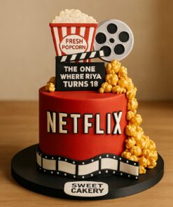 Netflix Movie Lover Birthday Cake - Sweet Cakery