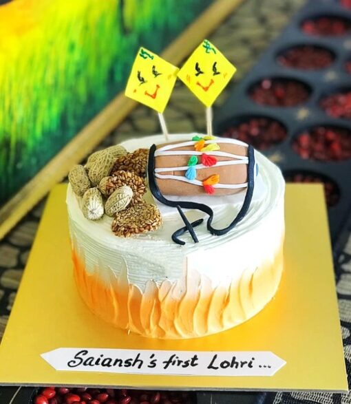 Lohri Celebration Cake