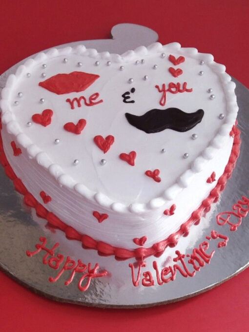 Me and You Valentine Cake