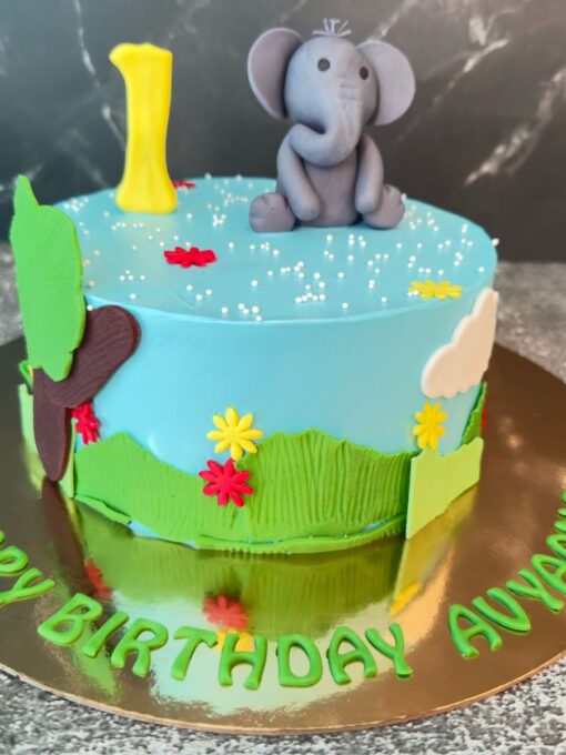 Baby Elephant Cake