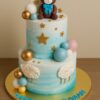 Cute Bear Theme Birthday Cake for First Birthdays