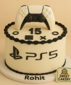 PS5 Theme Cake