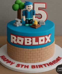 Adventure Roblox Cake for kids birthdays