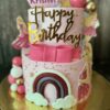 Barbie Rainbow Birthday Cake