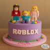 Roblox Girl Theme Birthday Cake