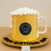 Beer Mug Birthday Cake – Cheers & Beers Theme for Dad