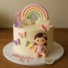 Butterfly Rainbow First Birthday Cake