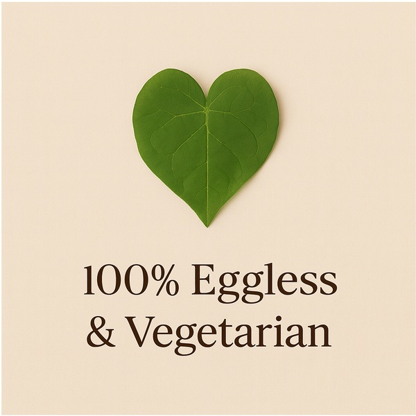 100% Eggless & Vegetarian