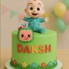 Cocomelon Theme Cake with JJ Topper