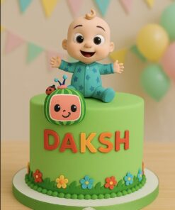 Cocomelon Theme Cake with JJ Topper