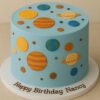 Solar System Theme Birthday Cake