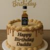 Whiskey Theme Birthday Cake